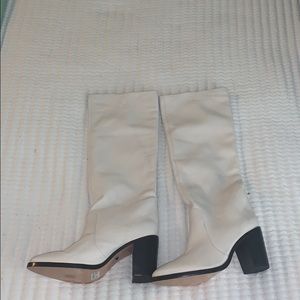 Schutz White Boots